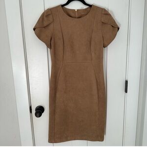 Suede Calvin Klein dress
